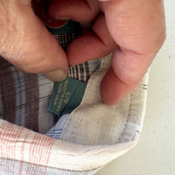 Tommy Bahama Mens Relax Linen Short Sleeve Shirt Large - Picture 11 of 12